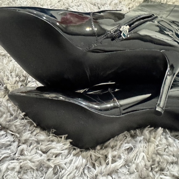 Ninewest Taler patent leather knee high boots - Picture 3 of 11